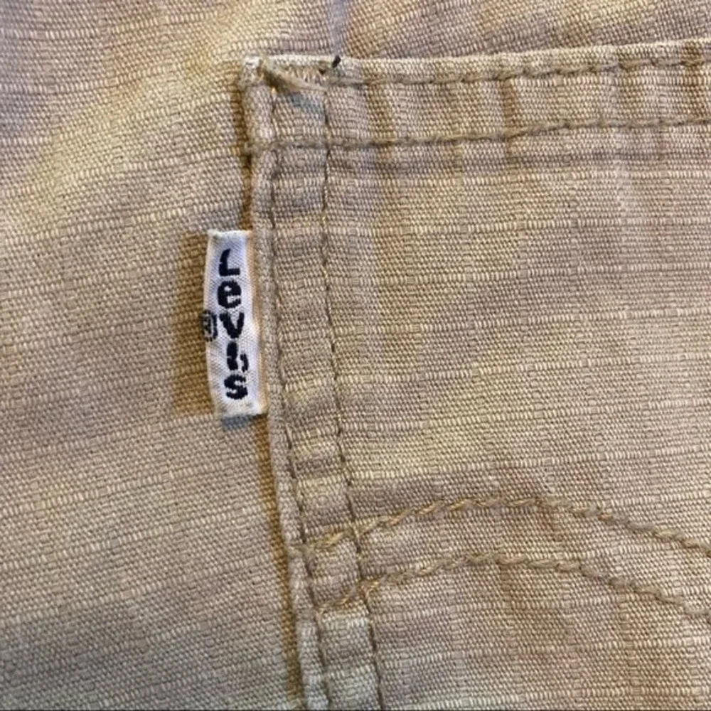 LEVI STRAUSS Beige Khaki Cargo Shorts Tan Boys 6 Regular